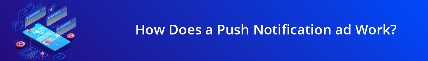 how push notification ad work